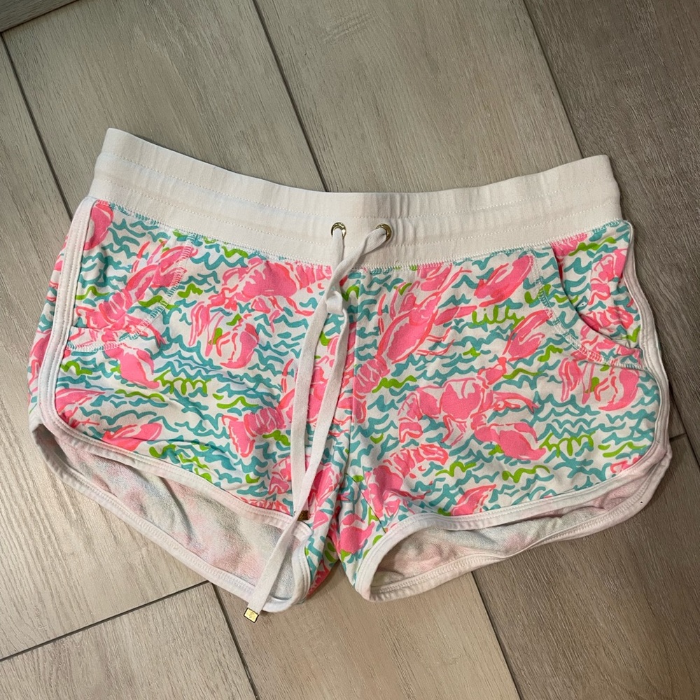 GUC Lilly Pulitzer Chrissy Beach shorts Lobstah Roll Size S